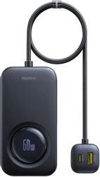 Изображение товара Автомобильное зарядное устройство BASEUS PrimeTrip VW1,  3xUSB-A,  3xUSB-C, USB-A, USB-C, 60Вт, 3A, черный