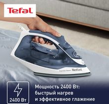 Утюг Tefal FV2837E0,  синий/белый