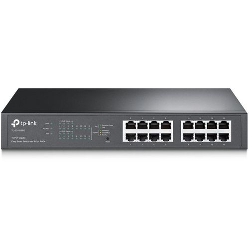 Коммутатор TP-LINK TL-SG1016PE управляемый 16xGbLAN PoE