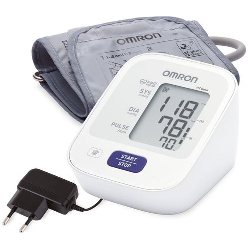 Тонометр автоматический OMRON M2 Basic (HEM-7121-ARU), с адаптером питания, 22-32см