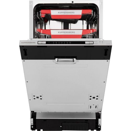 Встраиваемая посудомоечная машина KUPPERSBERG GLM 4580, узкая, ширина 44.8см, полновстраиваемая, загрузка 11 комплектов