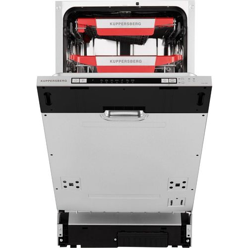 Встраиваемая посудомоечная машина KUPPERSBERG GLM 4580, узкая, ширина 44.8см, полновстраиваемая, загрузка 11 комплектов
