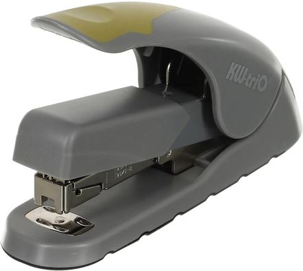 Степлер KW-Trio Soft-Touch 40 листов, 100 скоб,  серый и зеленый [5618gr/green]