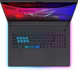 Ноутбук игровой ASUS ROG Strix G18 G815LP-TT192, 18", IPS, Intel Core Ultra 9 290HX Plus, 24-ядерный, 32ГБ DDR5, 1ТБ SSD, NVIDIA GeForce RTX 5070 для ноутбуков - 8 ГБ, серый