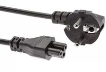 Изображение товара Кабель питания PREMIER 5-282CU IEC C5 1.8м черный угловой Евровилка