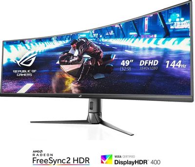 49" Монитор ASUS ROG Strix XG49VQ, 3840x1080, VA, 144Гц, 2хHDMI, 1хDP ...