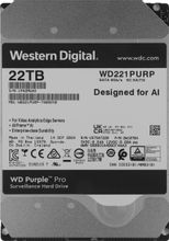 Изображение товара Жесткий диск WD Purple Pro WD221PURP 22ТБ HDD SATA III 3.5" для видеонаблюдения