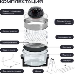 Аэрогриль RAGEX R201-000, черный