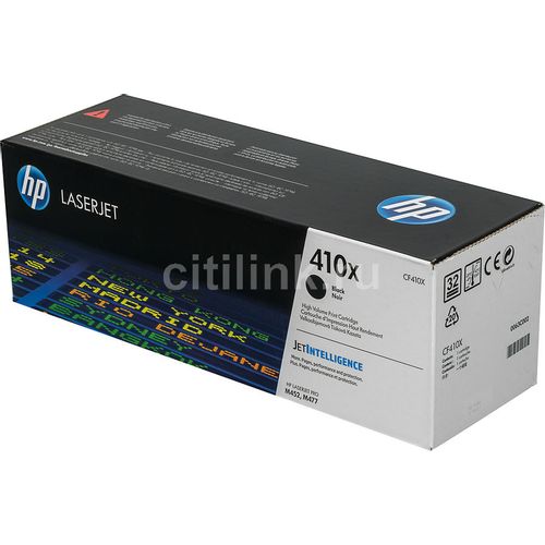 Картридж HP 410X, черный / CF410X