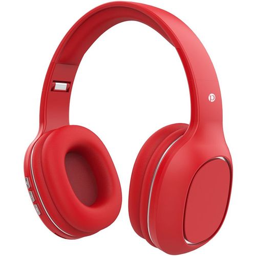Наушники PERO BH04, Bluetooth, мониторные, красный [pwh-bh04r]