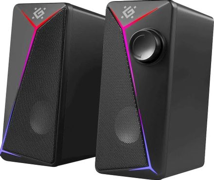 Колонки Defender J5,  2.0,  черный [65965]