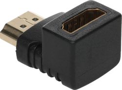 Адаптер аудио-видео 90 Deg, HDMI (m) (Г-образный) - HDMI (f) (Г-образный), ver 1.4