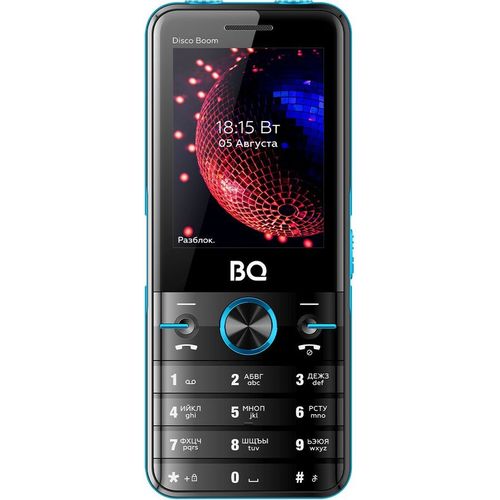 Сотовый телефон BQ 2842 Disco Boom, черный/синий
