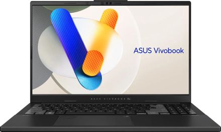 Ноутбук ASUS Vivobook Pro 15 OLED N6506MU-MA100, 15.6", OLED, Intel Core Ultra 7 155H 1.4ГГц, 16-ядерный, 16ГБ DDR5, 1ТБ SSD,  NVIDIA GeForce  RTX 4050 для ноутбуков - 6 ГБ, TGP 120Вт, без операционной системы,  серый [90nb12z3-m00570]
