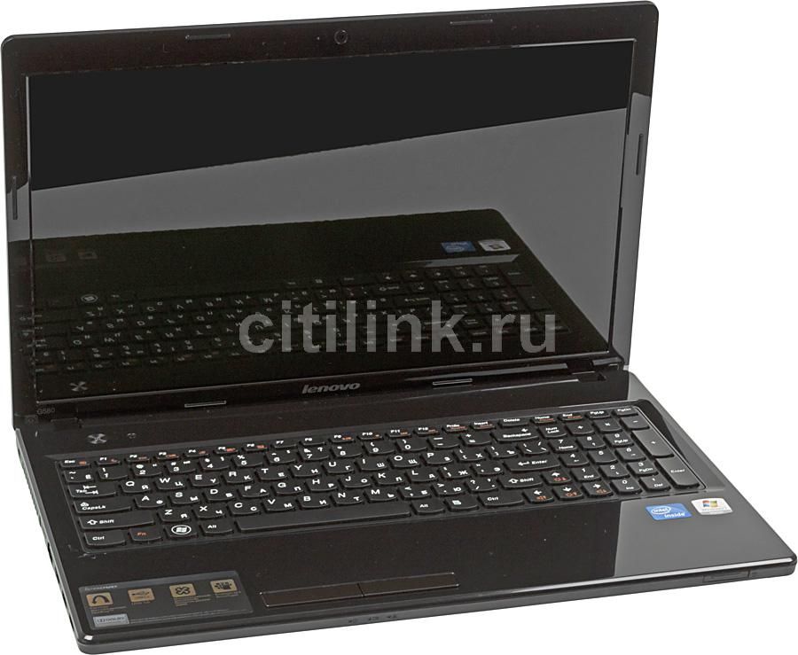Характеристики Ноутбук Lenovo IdeaPad G580 59339832, 15.6, Intel Celeron  B815 1.6ГГц, 2-ядерный, 2ГБ DDR3, 500ГБ, Intel HD Graphics, Windows 7  Starter, темно-коричневый (682800) смотреть в СИТИЛИНК