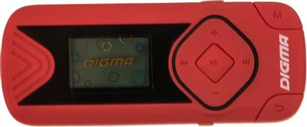 MP3 плеер Digma R3 flash, 8ГБ, красный