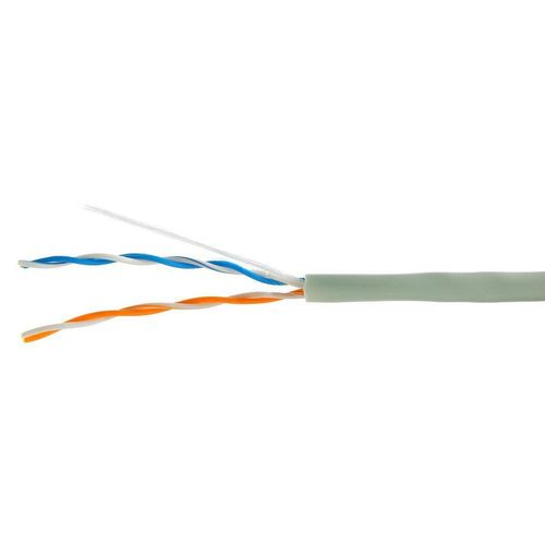 Кабель CABLEXPERT UPC-5002E-SO UTP, кат.5E, 305м, 2 пары, медь, одножильный, серый