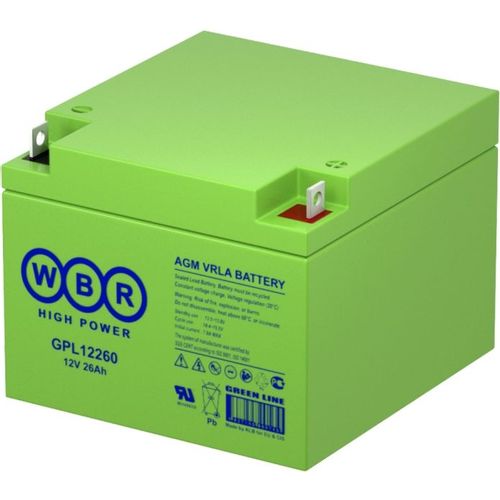 Аккумулятор WBR GPL12260 12В, 26Ач