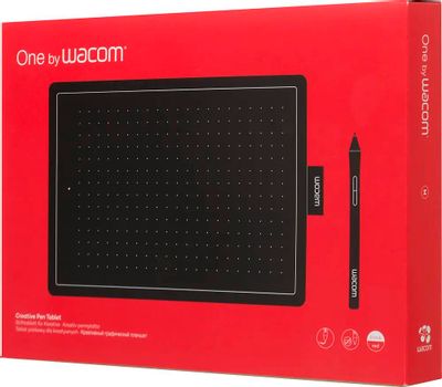 Графический планшет Wacom One by A5, черный/красный [ctl-672-n ...
