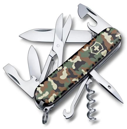 Складной нож Victorinox Climber, функций: 14, 91мм, камуфляж, коробка картонная [1.3703.94]