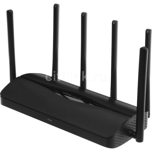 Wi-Fi роутер MERCUSYS MR47BE, Wi-Fi 7, BE9300, 2.4/5/6ГГц, 3 LAN, черный