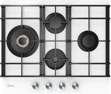 Газовая варочная панель Midea MG697TGW, независимая, белый – купить в ...