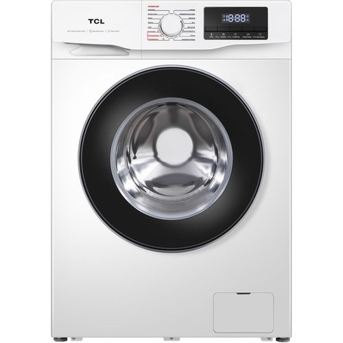 Стиральная машина узкая TCL TWRF-607W12W1, с фронтальной загрузкой, 7кг, 1200об/мин, с паром, инверторная