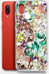 Чехол (клип-кейс) BORASCO ArtWorks, для Samsung Galaxy A02, прозрачный/рисунок