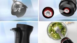 Блендер Bosch MSM4B670, погружной, черный(мех.повреждения)