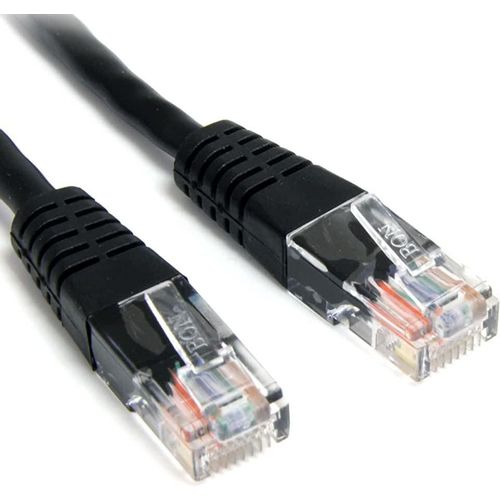 Патч-корд LanMaster вилка RJ-45, вилка RJ-45, кат.5E, ПВХ, 0.15м, черный [twt-45-45-0.15-bk]