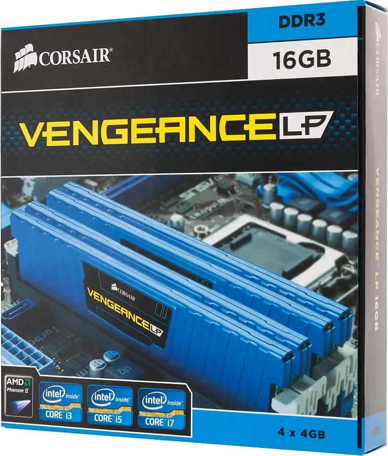 Corsair Vengeance CML16GX3M4A1600C9B DDR3 4x 4 1600 DIMM Ret 629175