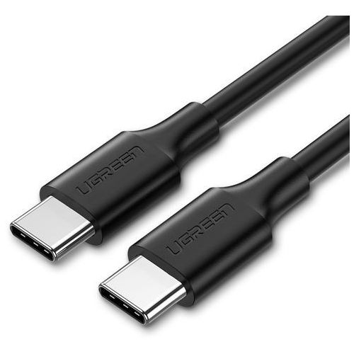 Кабель UGREEN US286, USB Type-C (m) - USB Type-C (m), 3м, 3A, черный [60788]