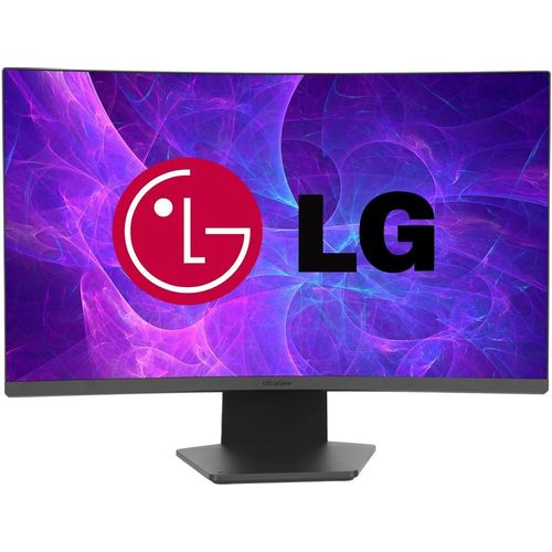27" Монитор LG UltraGear 27GS60QC-B, 2560x1440, VA, 180Гц, 2хHDMI, 1хDP, изогнутый, фиолетовый [27gs60qc-b.aruq]