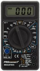 Мультиметр цифровой PROCONNECT M832 DT832