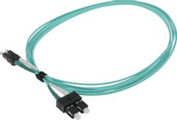 Патч-корд CORNING 2 50/125 OM3 2м LSZH аквамарин