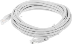 Патч-корд LanMaster вилка RJ-45, вилка RJ-45, кат.5E, ПВХ, 5м, серый