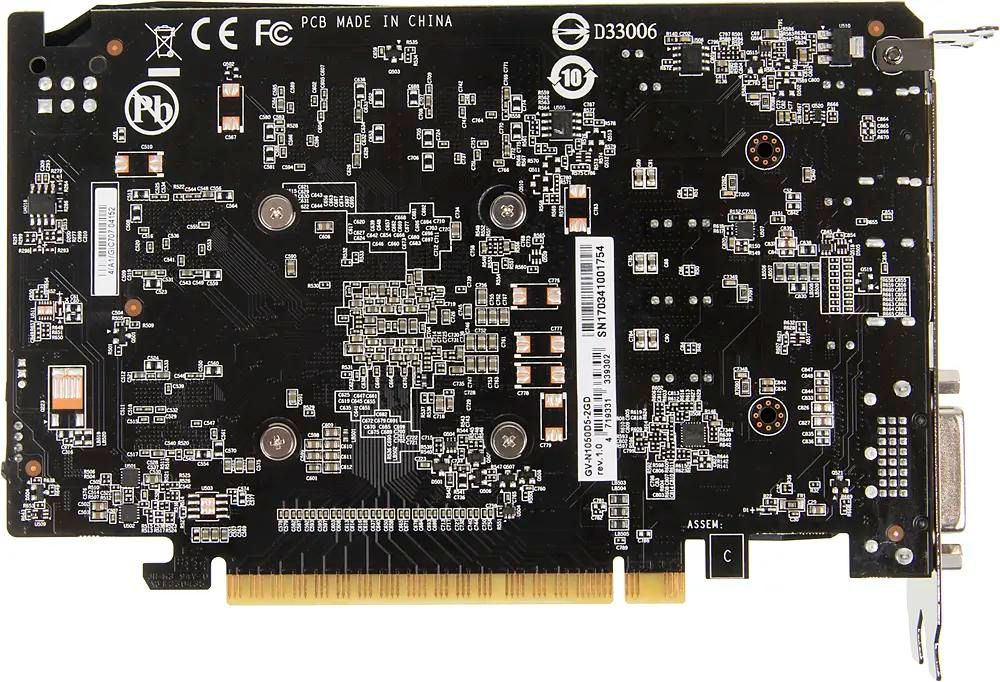 GIGABYTE NVIDIA GeForce GTX 1050 GV