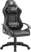 Изображение товара Кресло игровое Defender Oracle, на колесиках, экокожа, черный [64044]