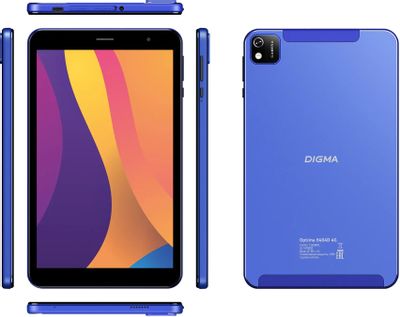 8" Планшет Digma Optima 8404D 4G 4/64 GB SC9863 4G, 1920 x 1200 ...