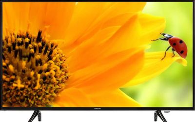 43" Телевизор Samsung UE43J5202AUXRU, FULL HD, черный, СМАРТ ТВ, Tizen OS