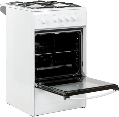 Газовая плита Darina A 3001 W, газовая духовка, без крышки, сталь ...
