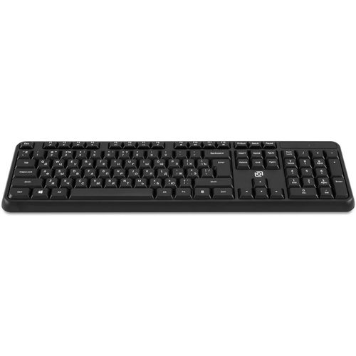 Клавиатура Oklick K888W, беспроводная, USB, Радиоканал, мембранная, с гравировкой, черный [2066181]