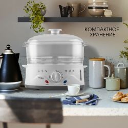 Пароварка Endever Vita-176,  белый