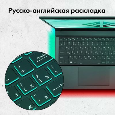 Ноутбук игровой GMNG Skill MN15P7-BECN01, 15.6, 2023, IPS, Intel Core i7  12700H 2.3ГГц, 14-ядерный, 32ГБ DDR4, 1ТБ SSD, NVIDIA GeForce RTX 3060 для  ноутбуков - 6 ГБ, без операционной системы, черный –