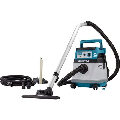 Строительный пылесос Makita DVC157LZX3, аккумуляторный, без АКБ, без ЗУ, белый