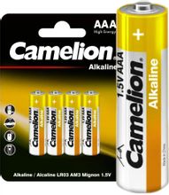 Изображение товара AAA Батарейка CAMELION Alkaline LR03-BP4NR,  4 шт.