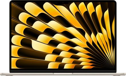 Ноутбук Apple MacBook Air A3448, 15.3", 2026, Retina, Apple M5 10 core 4ГГц, 10-ядерный, 16ГБ 512ГБ SSD,  macOS,  сияющая звезда [mdvd4ll/a]