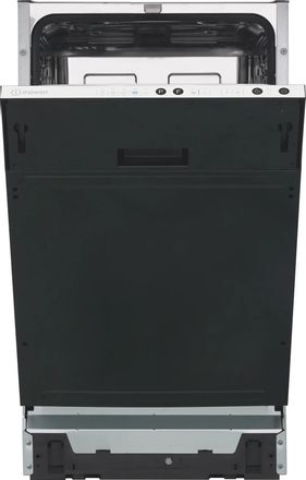Встраиваемая посудомоечная машина Indesit DIS 1C29, узкая, ширина 44.8см, полновстраиваемая, загрузка 9 комплектов, серебристый