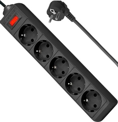 Сетевой фильтр Defender ES, 3м, черный [99485] – купить в Ситилинк ...