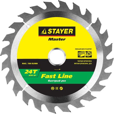 Пильный диск Stayer 3680-156-16, 150мм, 12.7мм, по дереву